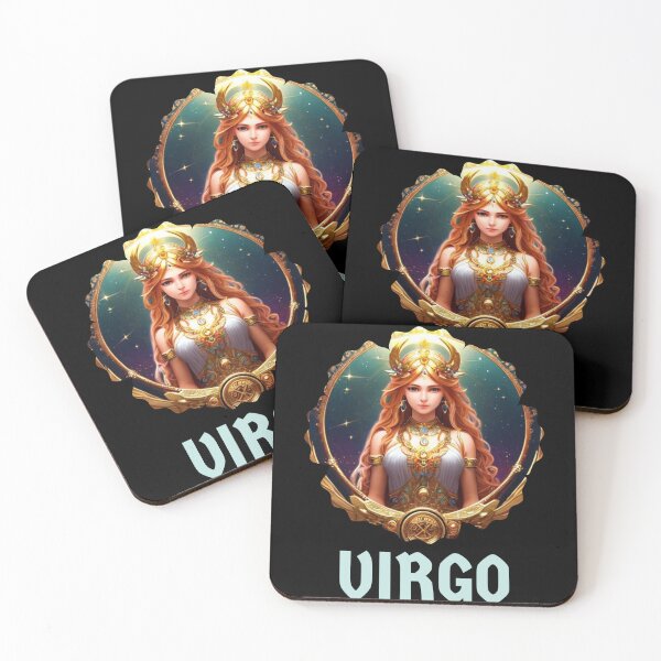 Item preview, Virgo Zodiac Goddess Anime Girl designed and sold by Hellofriendco.