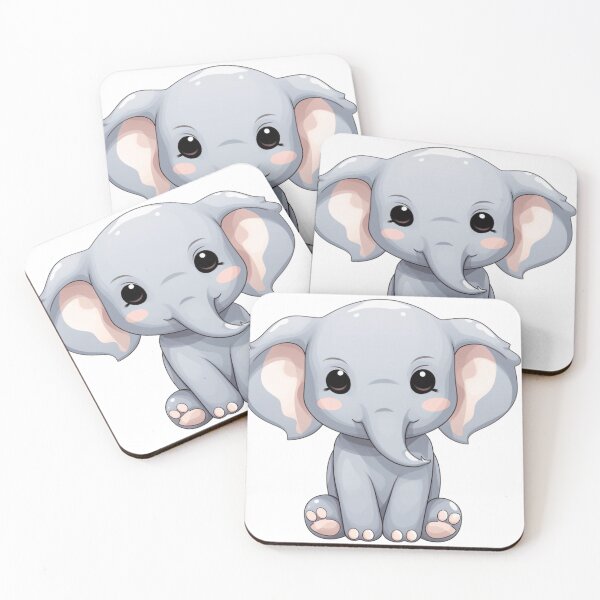 Item preview,  cute little kawaii japan elephant designed and sold by OLX4VA.