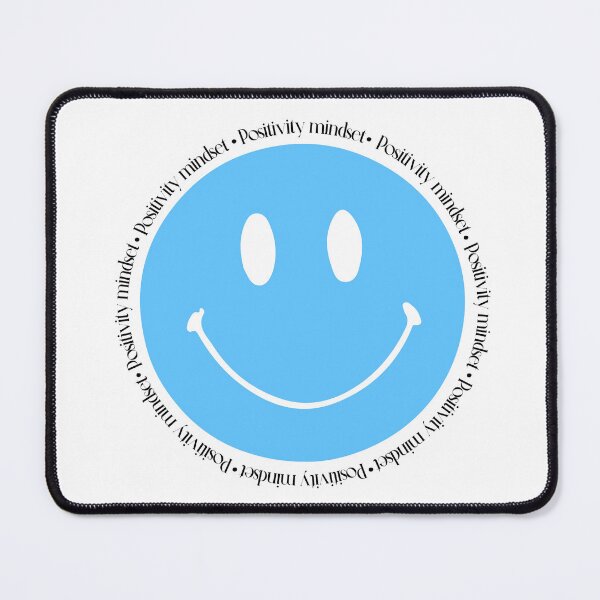 Item preview, Positivity mind set. light blue happy face designed and sold by TuArmarioOnline.