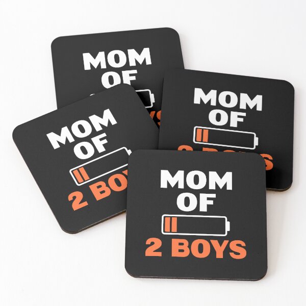 Item preview, Mom of 2 Boys designed and sold by Picasmus Tees.