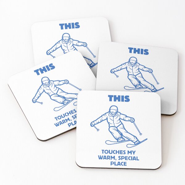 Item preview, This Touches my Warm, Special Place - SKIING (Variant) designed and sold by PoppysPrintings.