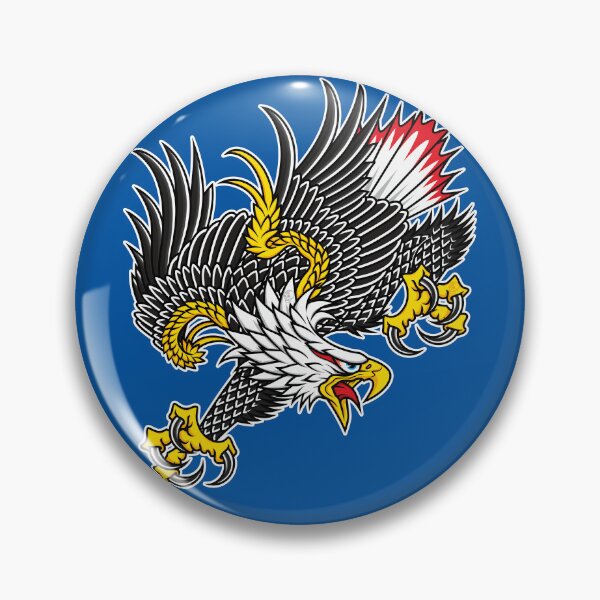 Item preview, Eagles Fly Alone Traditional Old School Tattoo designed and sold by Creative--Style.