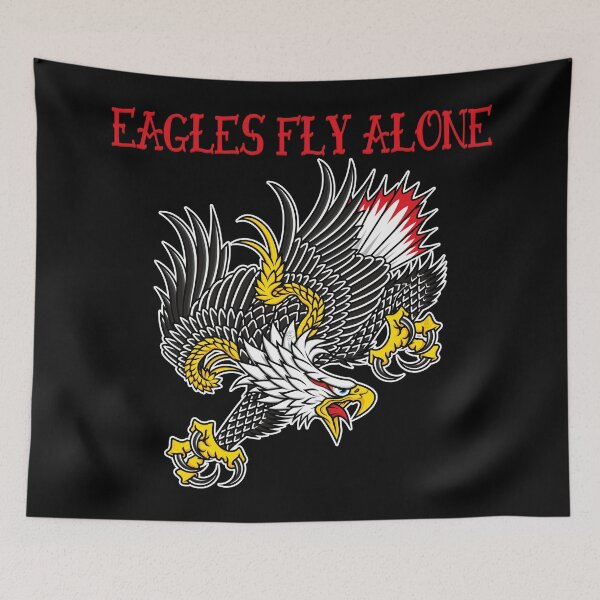 Item preview, Eagles Fly Alone Traditional Old School Tattoo designed and sold by Creative--Style.