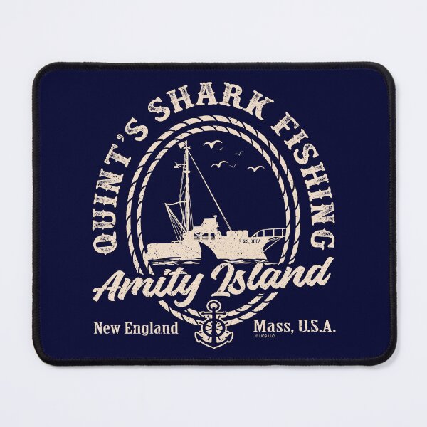 Item preview, Quint's Shark Fishing (Universal © UCS LLC) designed and sold by Alema Art.