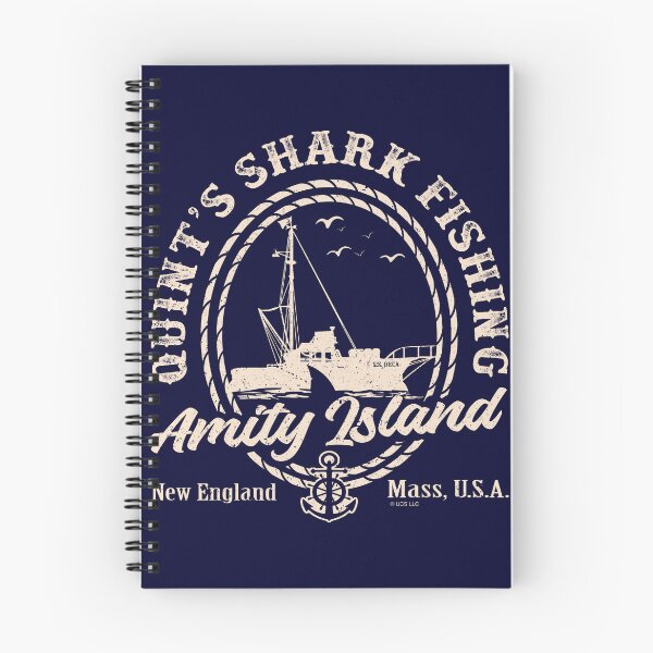 Item preview, Quint's Shark Fishing (Universal © UCS LLC) designed and sold by Alema Art.