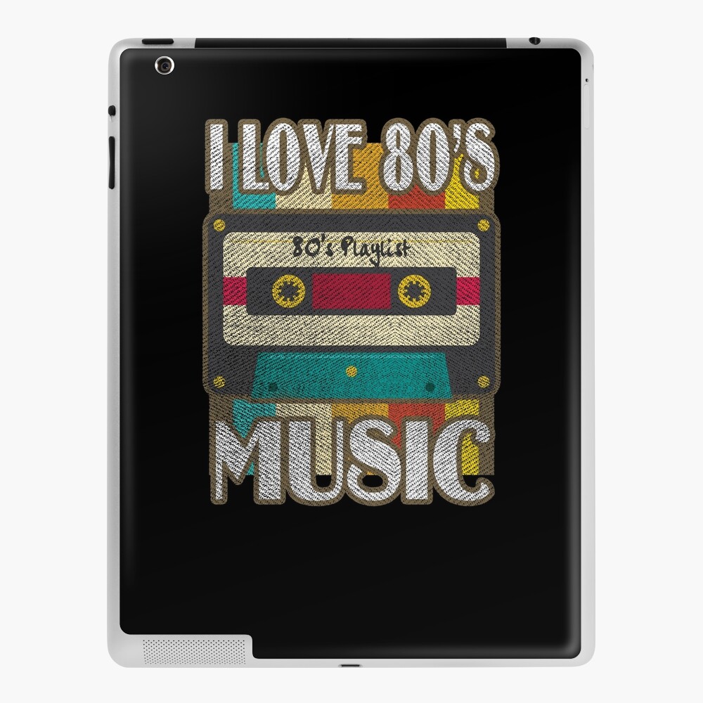 Musik Der 80er Jahre Ich Liebe 80er Musik Ipad Hulle Skin Von Reconrad45 Redbubble