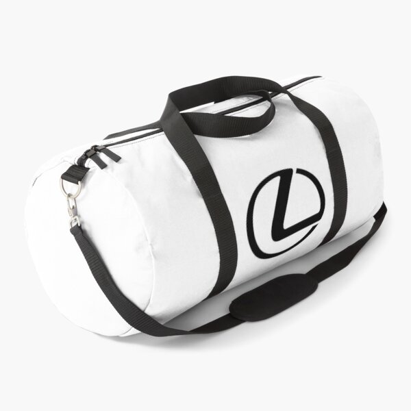 Lexus Brown Leather Duffel Travel Bag Shoulder Strap