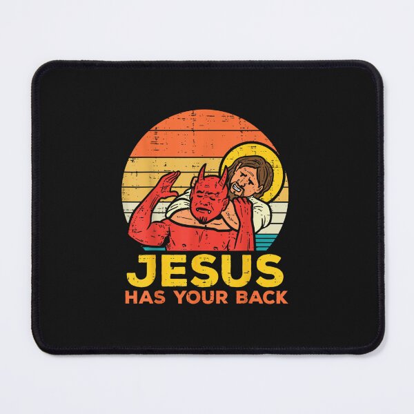 Item preview, Jesus Has Your Back Jiu Jitsu Retro Christian Men Women Kids designed and sold by hg6evarog.