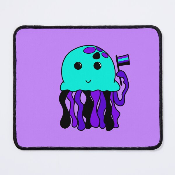 Item preview, Alexigender flag jellyfish designed and sold by bookwoof.