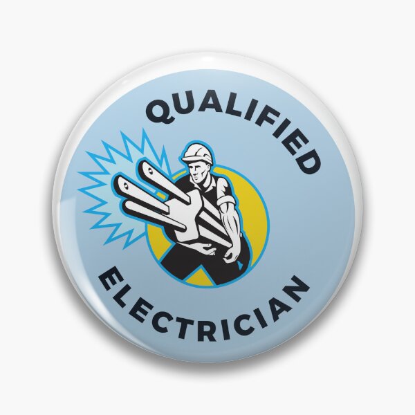Item preview, Qualified electrician designed and sold by SmSm Main Street.