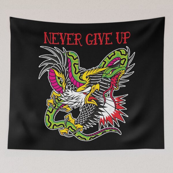 Item preview, Eagle And Snake Traditional Old School Tattoo designed and sold by Creative--Style.