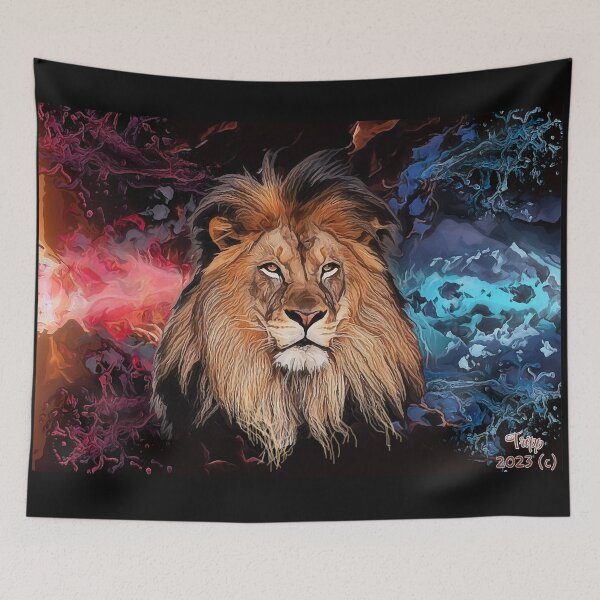 Item preview, Alpha & Omega (Lion of Judah) designed and sold by Tripp Art Studio.