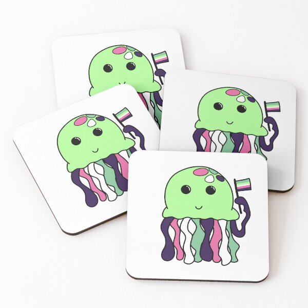 Item preview, Alternative alexigender flag jellyfish designed and sold by bookwoof.