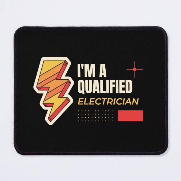 Item preview, Qualified electrician designed and sold by SmSm Main Street.
