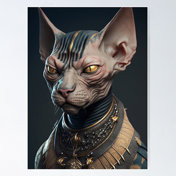 Item preview, Guardian of the sphynx cat designed and sold by Petschar.
