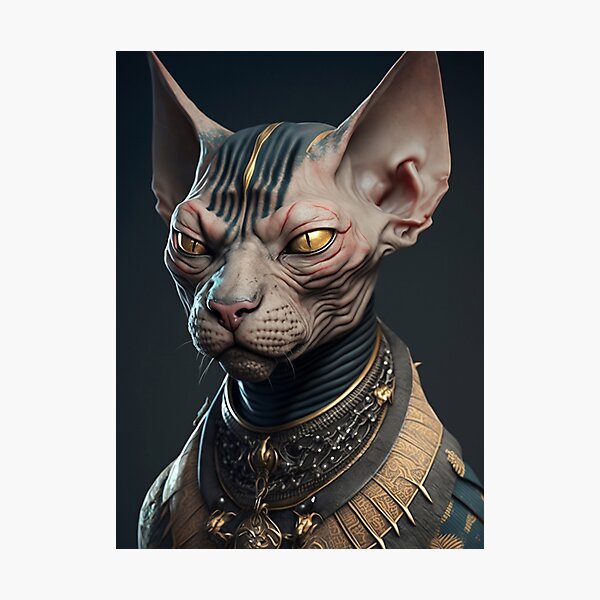Item preview, Guardian of the sphynx cat designed and sold by Petschar.