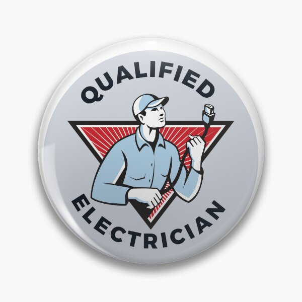 Item preview, Qualified electrician designed and sold by SmSm Main Street.
