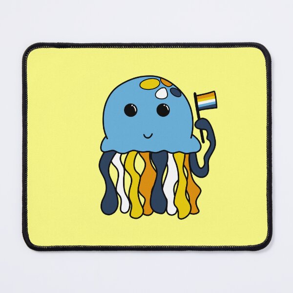Item preview, Aroace flag jellyfish designed and sold by bookwoof.