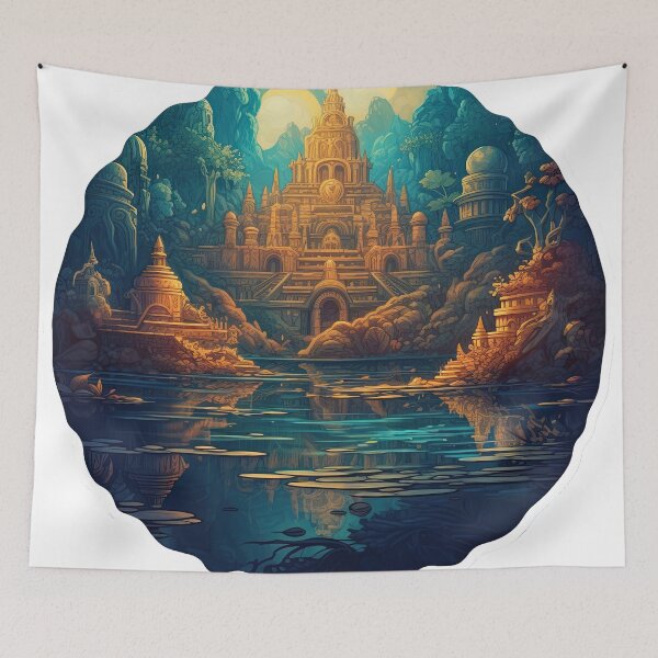 Item preview, Ancient city under water designed and sold by abmkf.