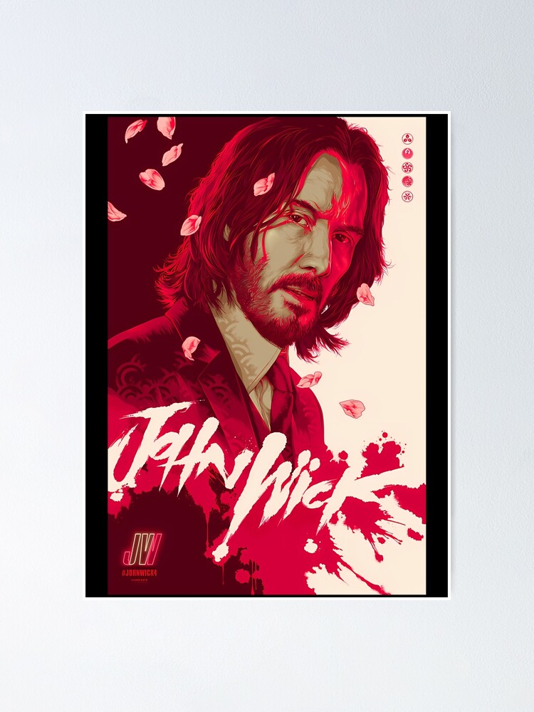 JOHN WICK 4 art Netflix The other side of life Poster by Hosa93