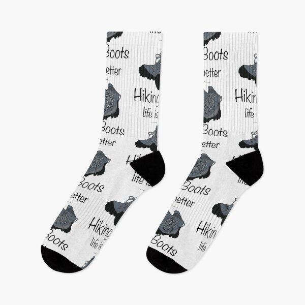 Item preview, “Life is better in hiking boots” with boots design designed and sold by CreationsByBear.