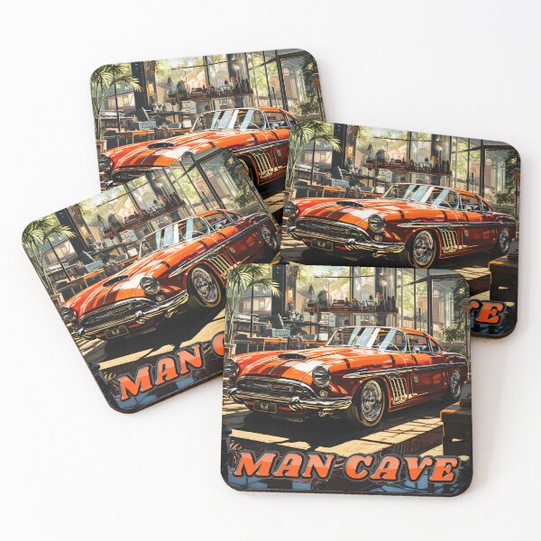 Item preview, Red  Classic Car Man Cave designed and sold by Nange and Gabe.
