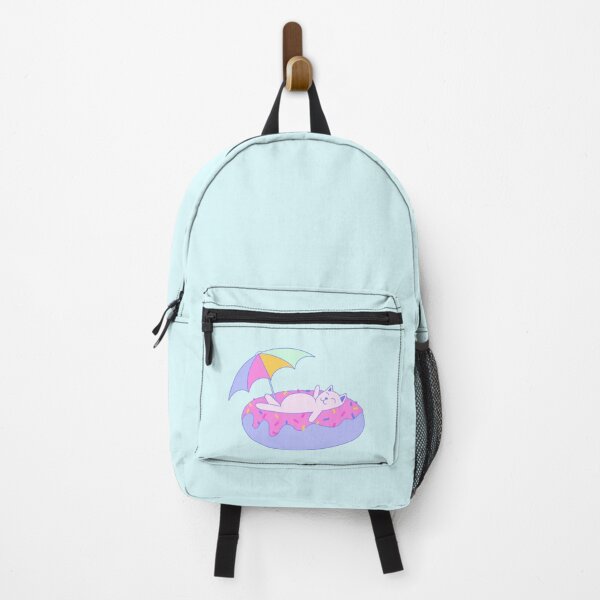 Item preview, Summer Kitty Donut Relax Pool Fun designed and sold by catartlady.