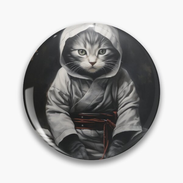 Item preview, Ninja Kitten Seated Art designed and sold by redstar19.