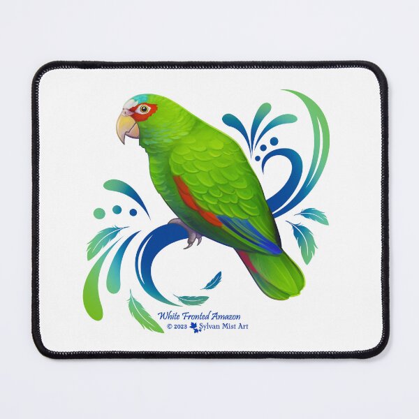 Item preview, White Fronted Amazon Parrot designed and sold by sylvanmist.