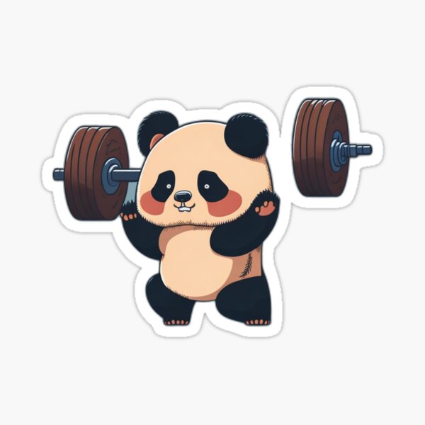 I can bear the pain, weightlifting, bear, bodybuilding, gym, teddy bear,  workout, animal lover, baby panda, bamboo, birthday gifts, body builder,  cute panda, exercise, fitness, funny panda, Poster for Sale by bimmer325