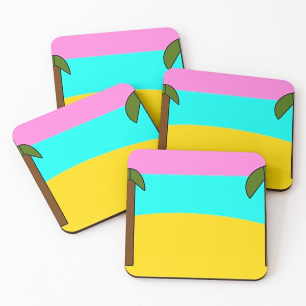 Item preview, An animated drawing of a beach in the evening. designed and sold by lukesubbby.