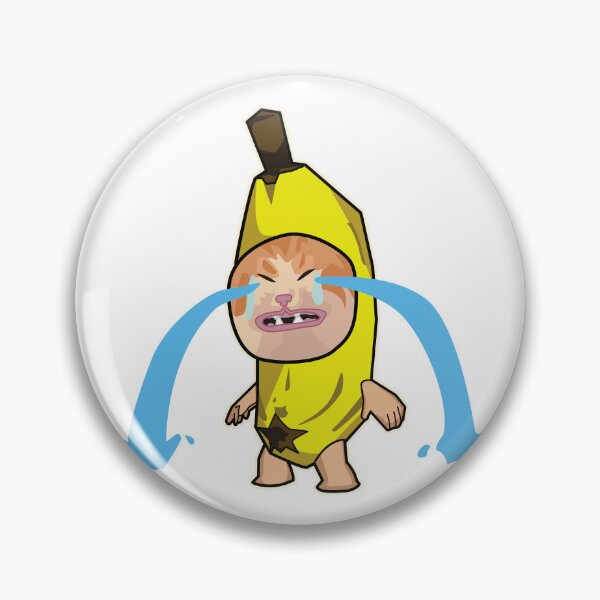 Item preview, crying banana cat (on white) designed and sold by Rzera-.