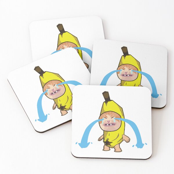 Item preview, crying banana cat (on white) designed and sold by Rzera-.