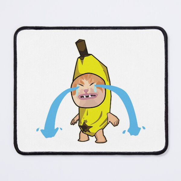 Item preview, crying banana cat (on white) designed and sold by Rzera-.