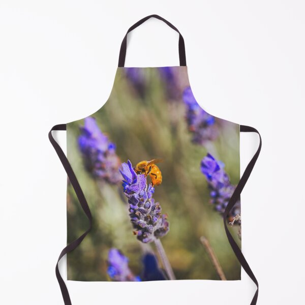 Item preview, Bee Feasting In Lavender Flowers designed and sold by Joy Watson - Natural Light Photography .