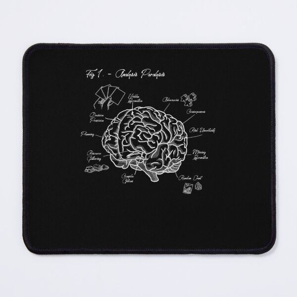 Item preview, Analysis Paralysis - White Print  designed and sold by John Intelisano.