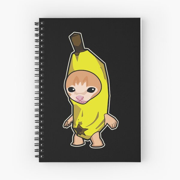 Item preview, Banana Cat (on black) designed and sold by Rzera-.