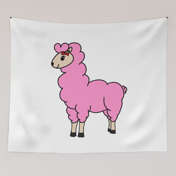 Item preview, Cute Pink Llama designed and sold by Anilaky.
