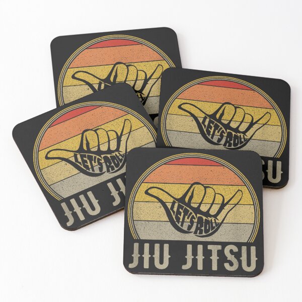 Item preview, Let's Roll Jiu Jitsu Hand Vintage Sunset Funny Martial Arts designed and sold by hg6evarog.