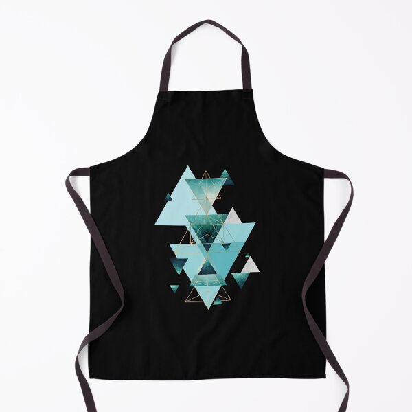Item preview, Geometric Triangle Compilation in teal designed and sold by John Intelisano.