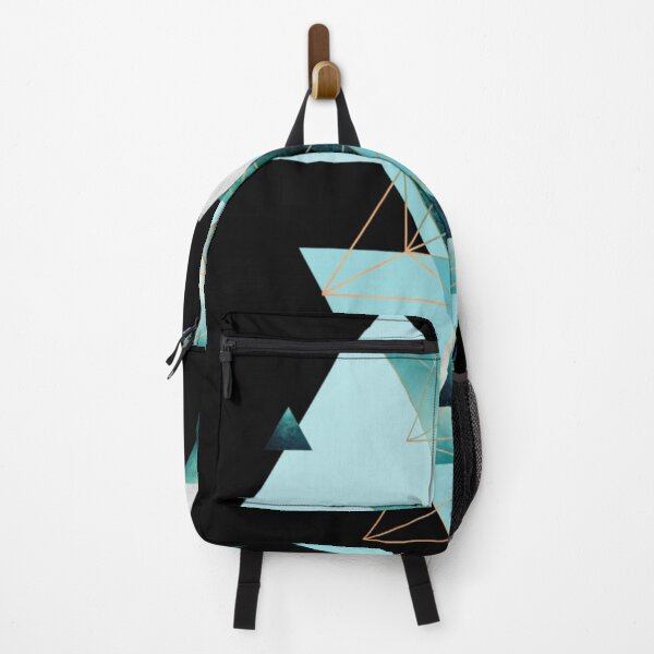 Item preview, Geometric Triangle Compilation in teal designed and sold by John Intelisano.