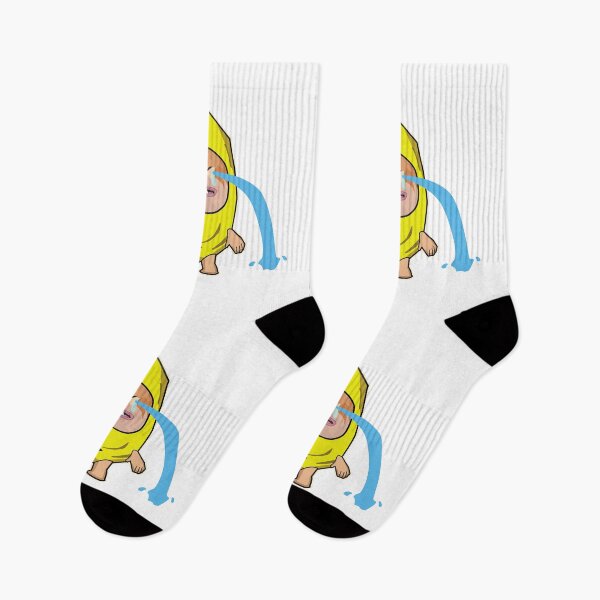 Item preview, sad banana cat - (on white) cry hapi meme designed and sold by Rzera-.
