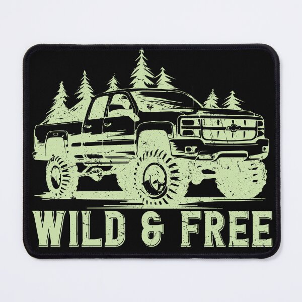 Item preview, 4x4 Off-Road Explorer Pickup - Wild & Free - Light Green designed and sold by RetroNeon.