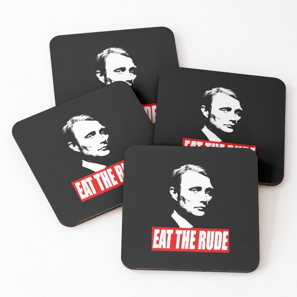 Item preview, EAT THE RUDE Hannibal [Dark Background] Essential   designed and sold by Jackhoma32.