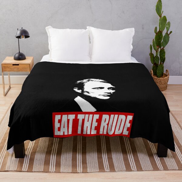 Item preview, EAT THE RUDE Hannibal [Dark Background] Essential   designed and sold by Jackhoma32.