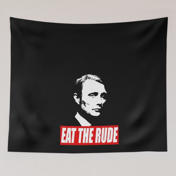 Item preview, EAT THE RUDE Hannibal [Dark Background] Essential   designed and sold by Jackhoma32.