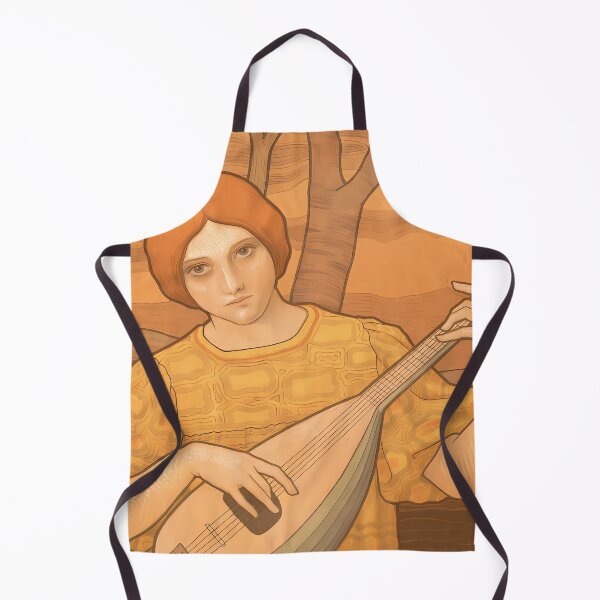 Item preview, Paul Berthon, La Mandore, Art Nouveau designed and sold by NouveauEra.