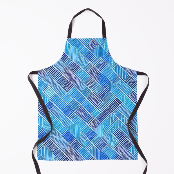 Item preview, Pattern of geometric gradient of oblique blue lines. designed and sold by Giulivo Store Graphic.
