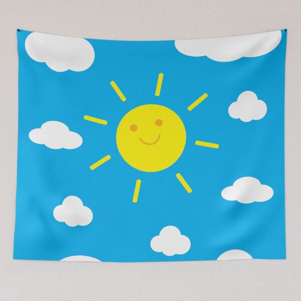 Item preview, Happy Sun & Puffy Clouds designed and sold by VaderXBricks.