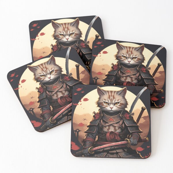 Item preview, Catana The Samurai Cat designed and sold by Authentic-Merch.